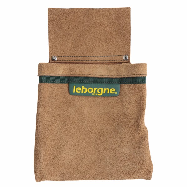 Single pouch made of undressed leather 1