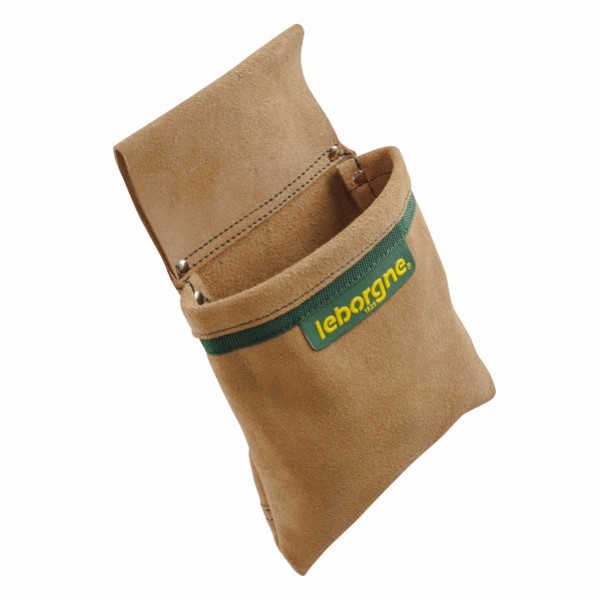 Single pouch made of undressed leather 2