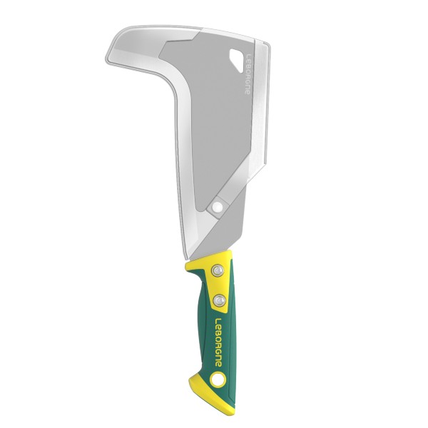 Duopro brush hook 2 blades 22 cm, bi-material handle 2