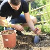 Duopro® tine planting trowel with bi-material handle