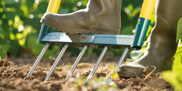 How can you till the soil and prepare your vegetable garden without suffering from backache ?