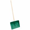 Polymer snow pusher shovel