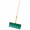 Polymer snow pusher