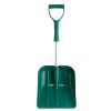 Polymer shovel with telescopic handle