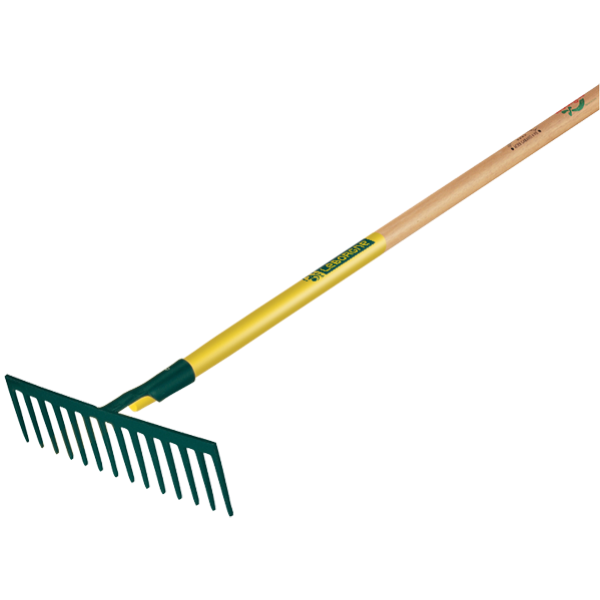 Hardened rake straight tines 2