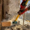 Safe-T sledge hammer with mis-hit guard
